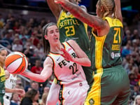 Caitlin Clark says no apology is needed from Chennedy Carter for her flagrant foul
