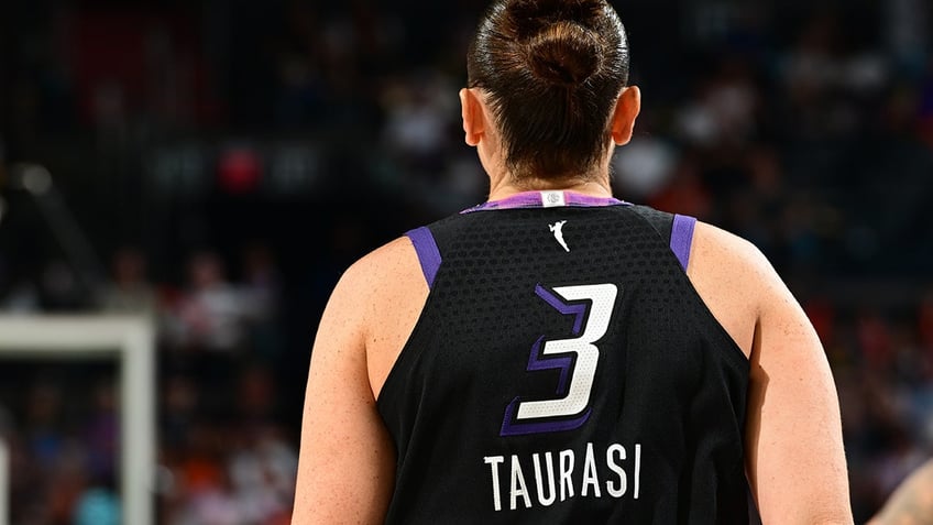 Diana Taurasi looks on