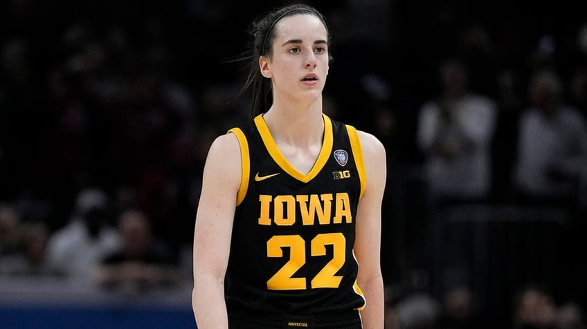 Caitlin Clark with Iowa