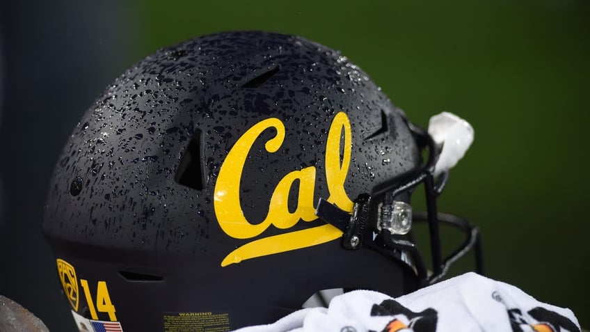 Golden Bears helmet seen during a game