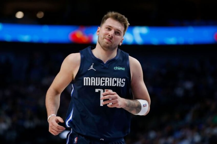 Dallas Mavericks star Luka Doncic has a calf contusion that will sideline him during the N