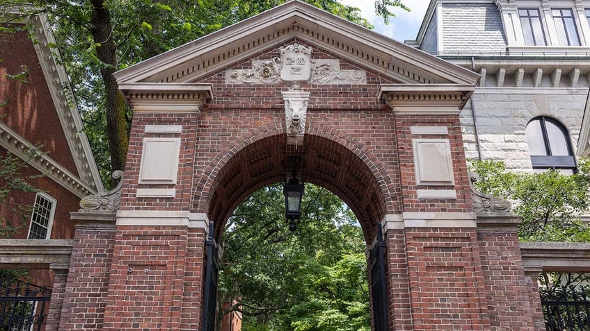 Harvard Yard entrance gate