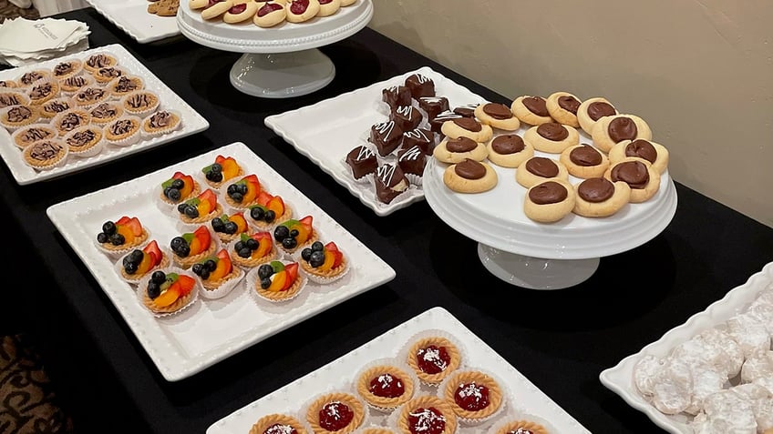 Parents Helping Parents reception desserts