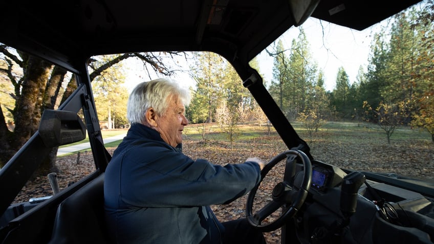 George Sheetz on California property near Tahoe