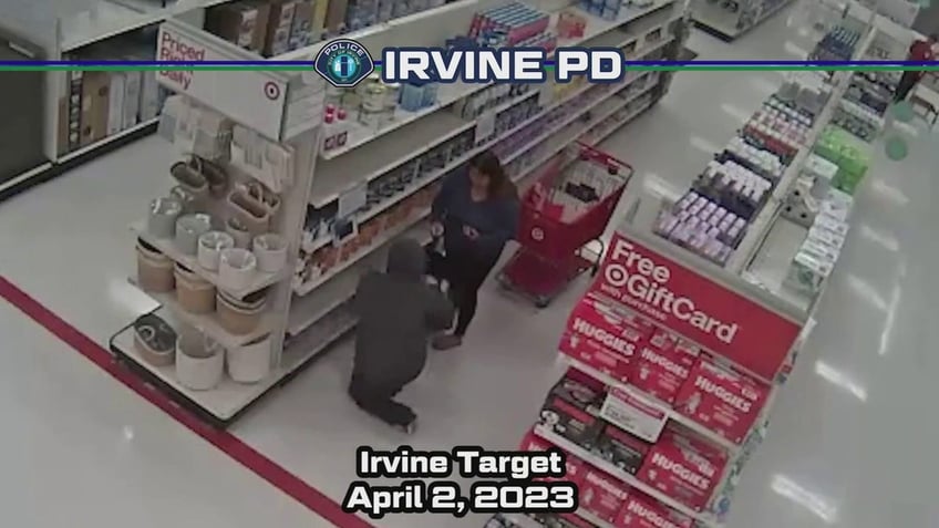 california couple caught on video allegedly stealing 17k worth of merchandise from target stores police