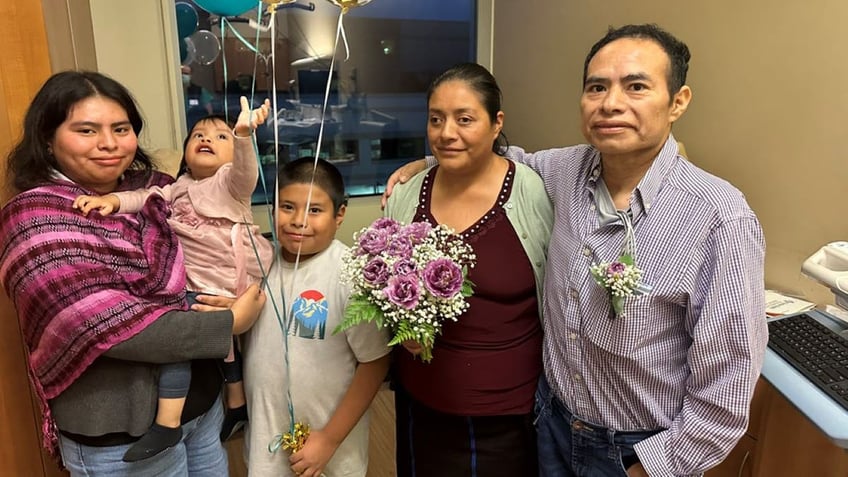 Francisco Jeronimo Lucas and Marcelina Pablo Bautista at hospital wedding