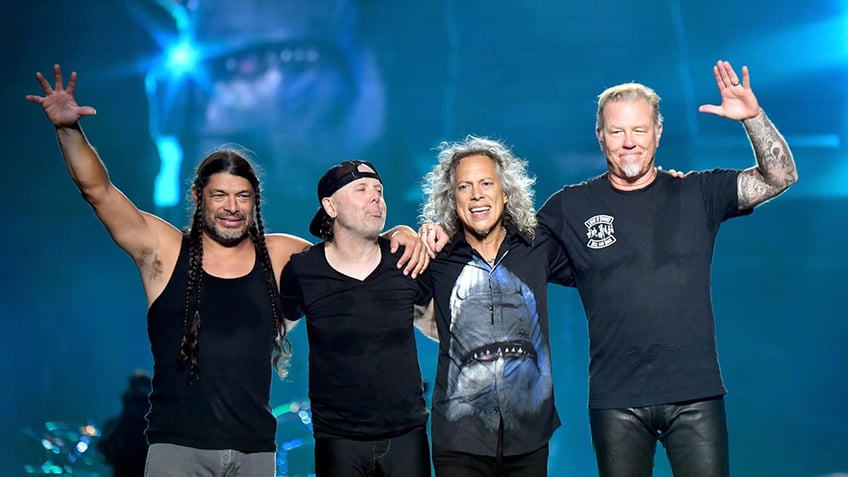 california dog named storm escapes home sneaks into metallica concert four legged metal fan