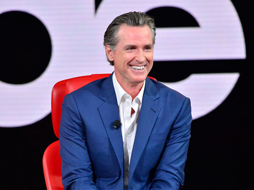 BEVERLY HILLS, CALIFORNIA - SEPTEMBER 07: Governor of California Gavin Newsom speaks onstage during Vox Media's 2022 Code Conference - Day 2 on September 07, 2022 in Beverly Hills, California. (Photo by Jerod Harris/Getty Images for Vox Media)