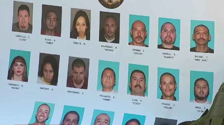 california gang members with ties to suspected cop killer arrested in los angeles raids