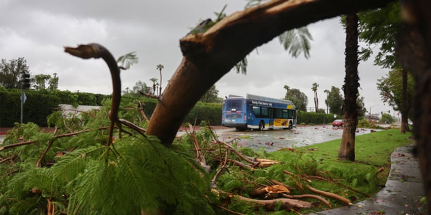 california gov gavin newsom meets with local leaders first responders as tropical storm hilary hits state