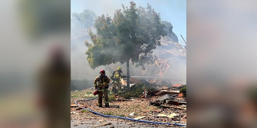 california home destroyed in apparent explosion others damaged