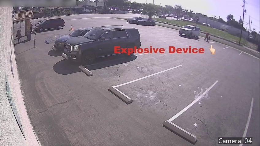 california man detonates explosive filled teddy bear in parking lot