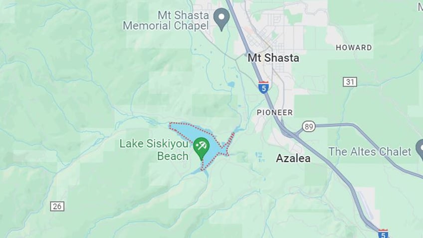 Lake Siskiyou map