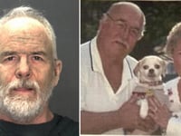 California nudist accused of killing neighbors and drowning their dog over hot dog 'jab'