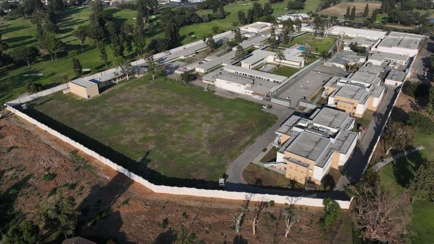 Los Padrinos Juvenile Hall viewed from above