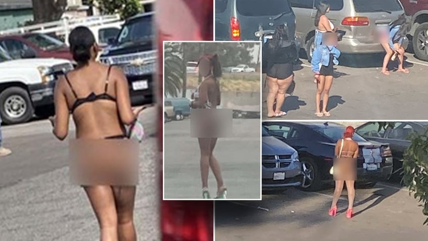 Sex workers in broad daylight on the streets of San Diego