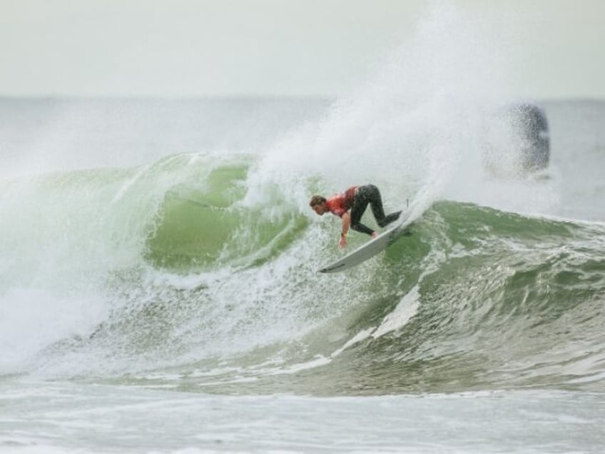 NARRABEEN, NEW SOUTH WALES, AUSTRALIA - MAY 10: George Pittar of Australia surfs in Heat 2