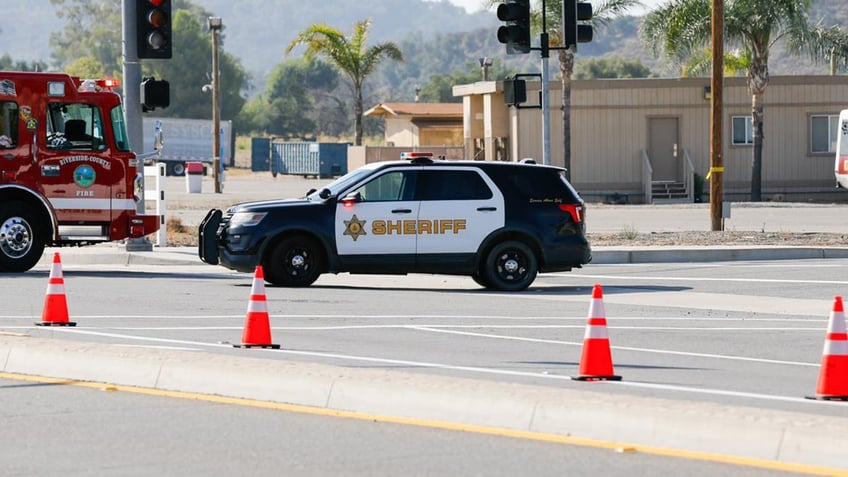 Riverside deputy vehicle