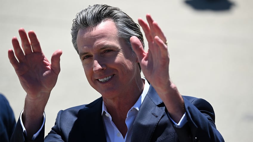 Democratic California Gov. Gavin Newsom