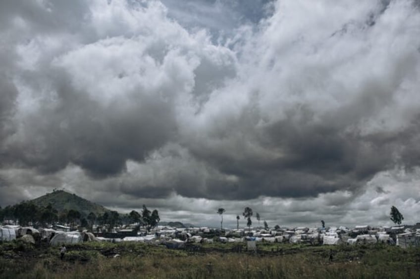 Tens of thousands of people have taken refuge in camps near the eastern DR Congo city of G