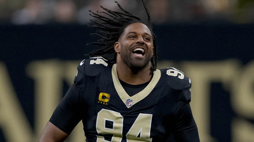 Cam Jordan excited on field