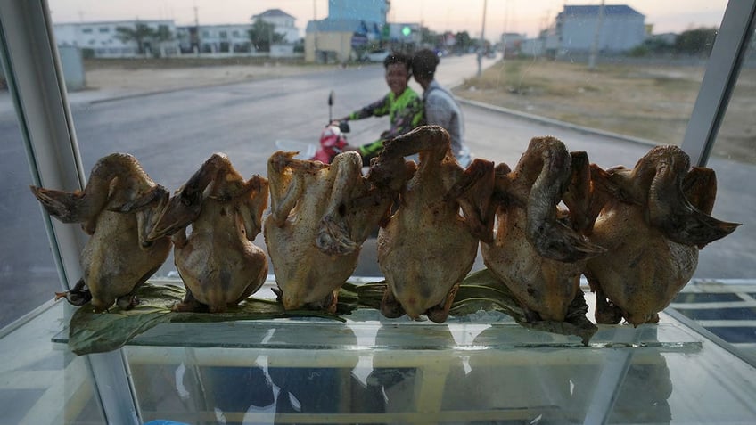 Grilled chickens