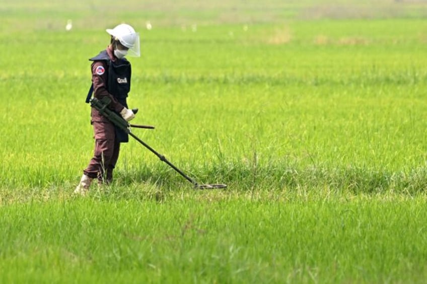 Cambodia is still littered with unexploded ordnance, much of it a legacy from clandestine