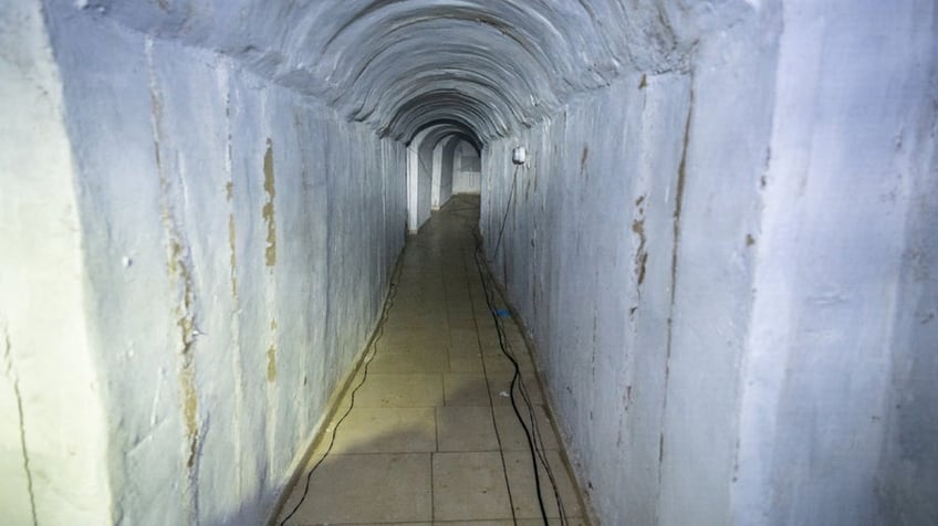 cameras go inside hamas tunnel rigged with explosives that once held hostages