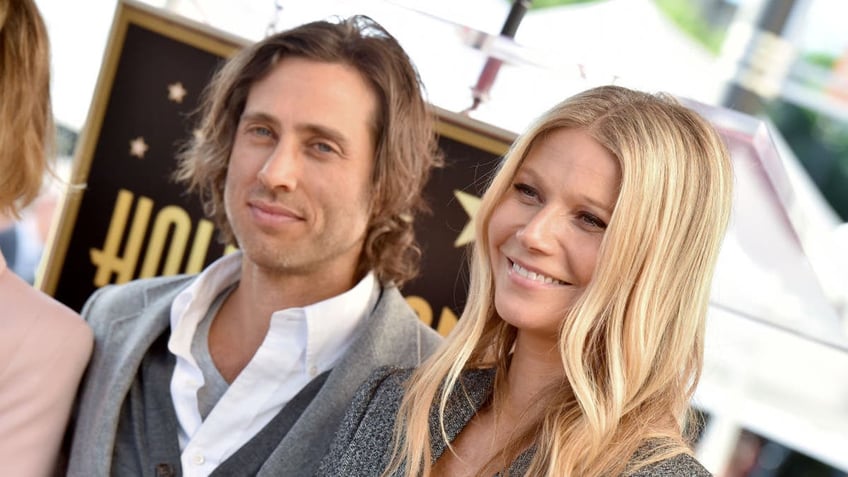 gwyneth paltrow brad falchuk in gray