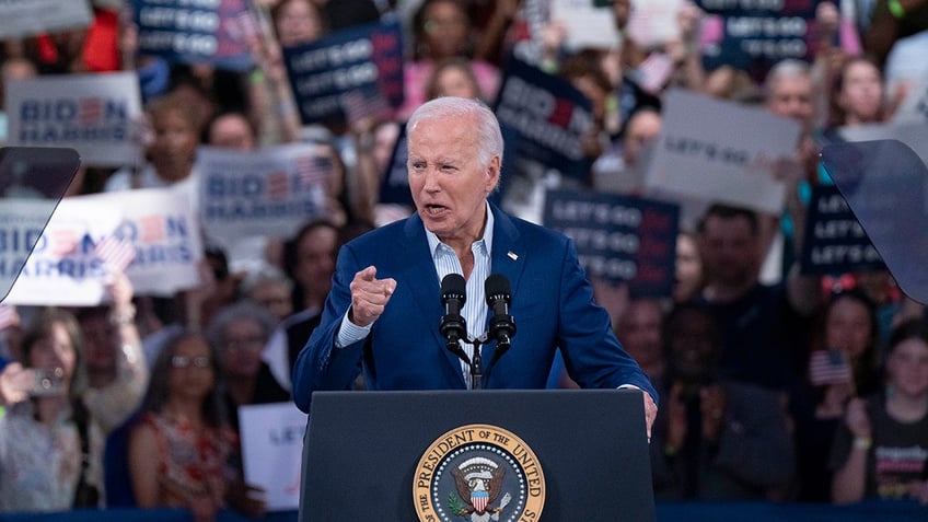 President-Biden-Holds-Post-Debate-Rally-In-North-Carolina