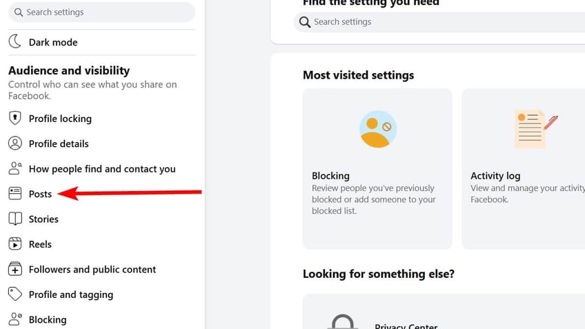 Steps to adjust your Facebook privacy settings.