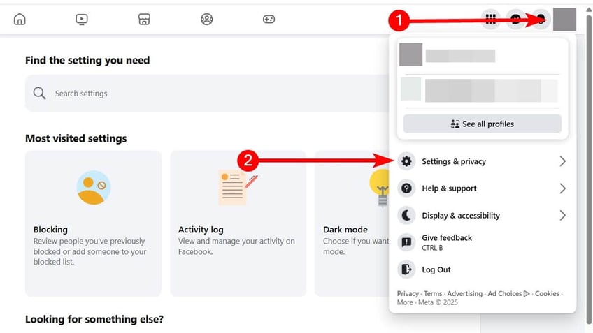 Steps to adjust your Facebook privacy settings.