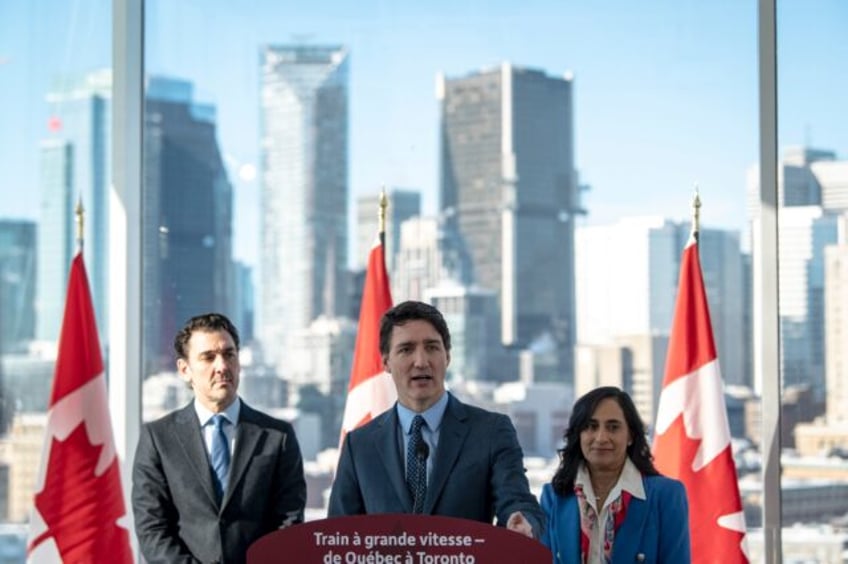 Prime Minister Justin Trudeau says Canada's debut high-speed rail line will be a 'big and