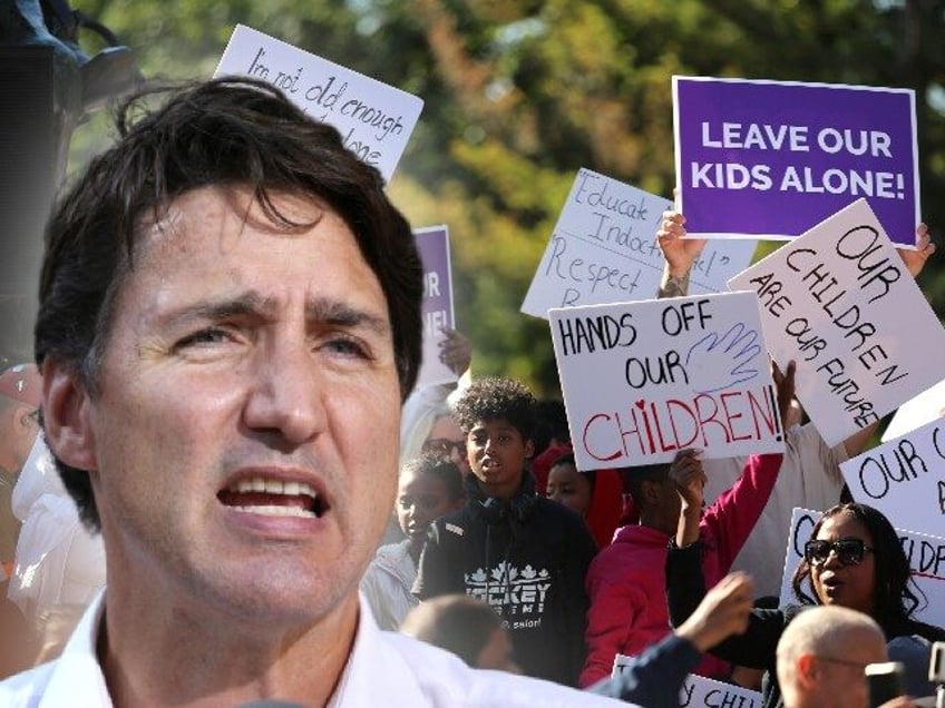 canada prime minister justin trudeau accuses parents protesting grooming of manifesting hate