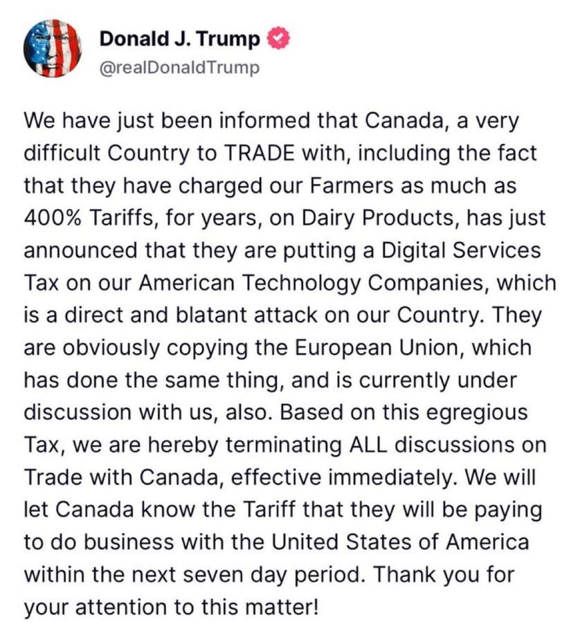 canada rescinds digital services tax after trump suspends trade talks