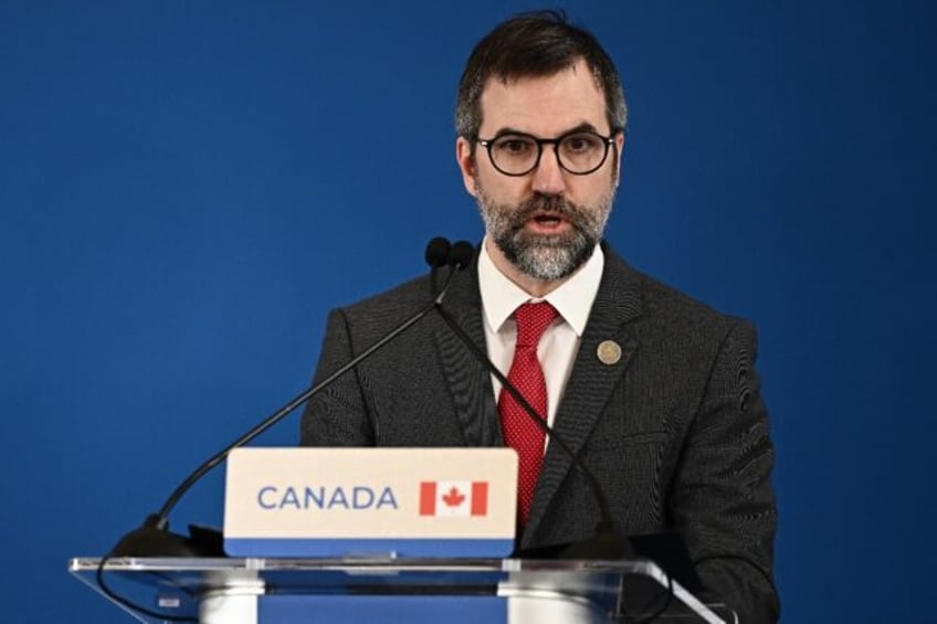 Environment Minister Steven Guilbeault, pictured in April 2024, called Canada's new climat