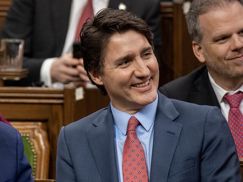 President Joe Biden and Canadian Prime Minister Justin Trudeau attend a joint session of P