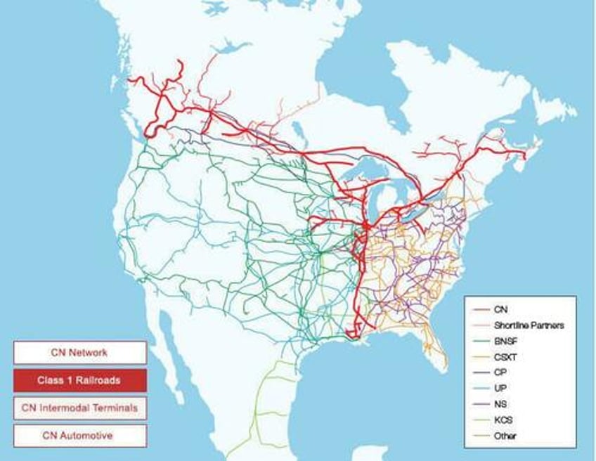 canadian freight rail shuts down as labor talks collapse strike declared members head to picket lines