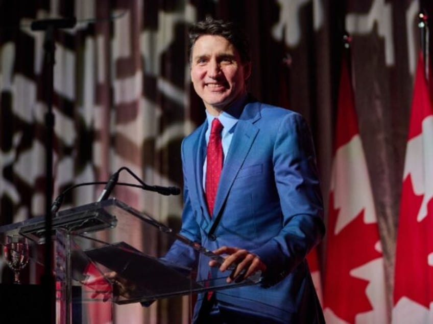 Justin Trudeau, Canada's prime minister, speaks at the National Caucus holiday party