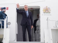 Canadian Prime Minister Carney arrives in Washington for a high-stakes meeting with President Trump