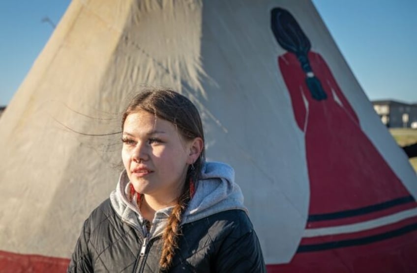 Elle Harris, member of the Long Plains First Nation and daughter of slain Morgan Harris, s