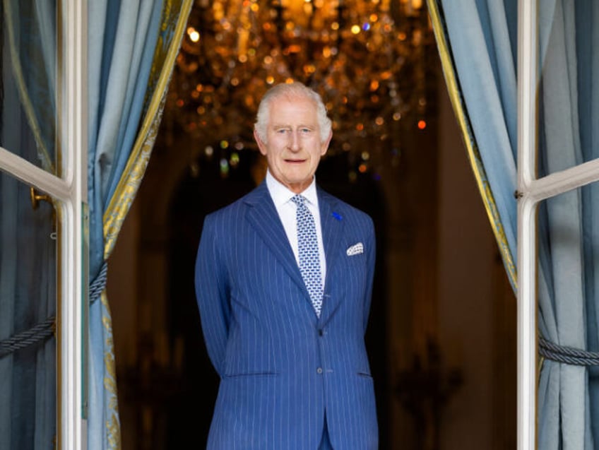 LONDON, ENGLAND - FEBRUARY 5: This handout photo provided by Buckingham Palace shows King Charles III during the state tour of France in September 2023 on February 5, 2024 in London, England. Buckingham Palace announced the King has been diagnosed with a form of cancer after treatment in hospital for …