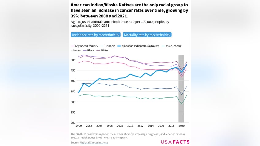 Ethnicity group cancer rates