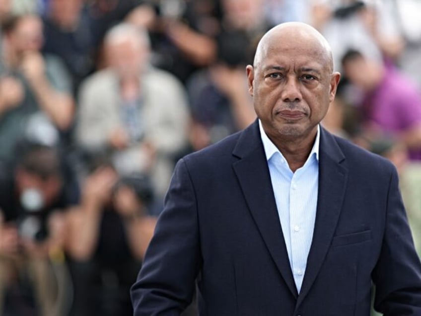 Haitian director and producer Raoul Peck poses during a photocall for the film "Orwell: 2+