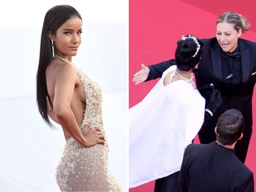 Left: Massiel Taveras. (Axelle/Bauer-Griffin/FilmMagic) Right: CANNES, FRANCE - MAY 22: A