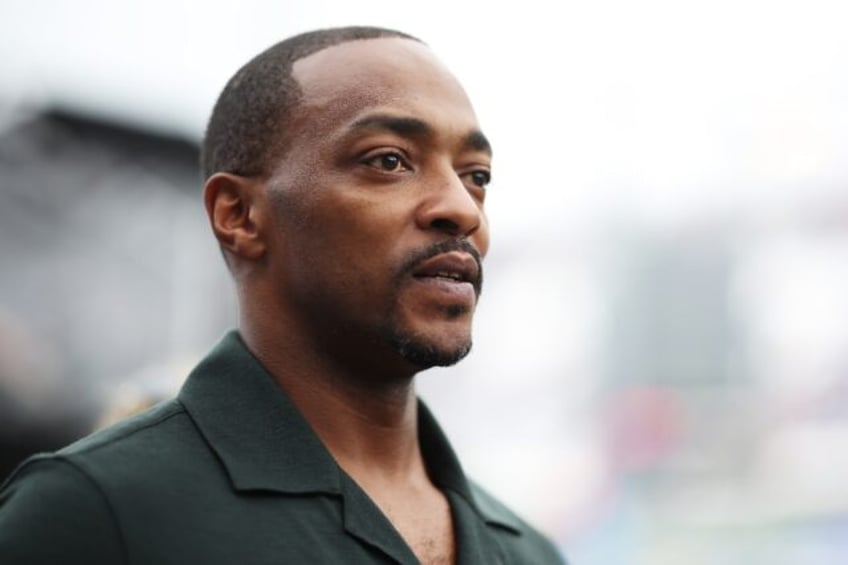 Actor Anthony Mackie plays the title role in Marvel and Disney's 'Captain America: Brave N