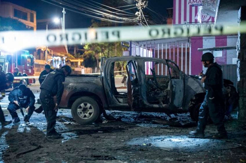 car bomb explosions and hostage taking inside prisons underscore ecuadors fragile security