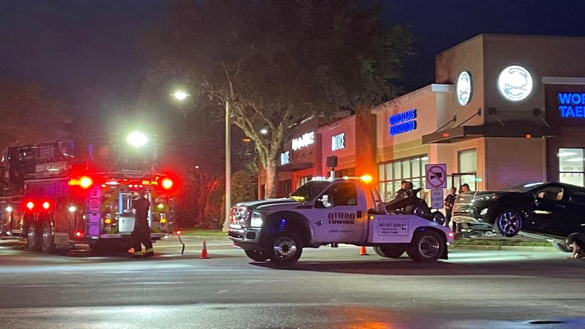 car crashes into florida taekwondo school in the middle of class 5 injured officials