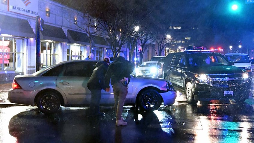 Crash involving Biden presidential motorcade vehicle