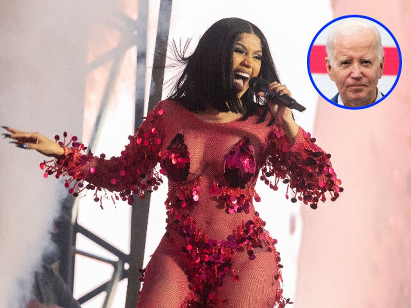cardi b torches biden our country is really fked and he says we can fund two wars